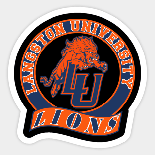 Langston 1897 University Apparel Sticker